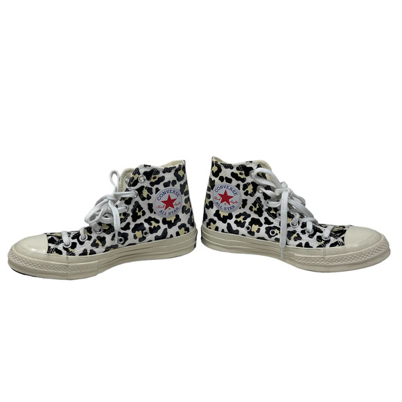 Converse Chuck Taylor 70 High Logo Play - Desert Ore Animal Print Men 5/Women 7 - Picture 6 of 9